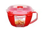 sistema® Mikrowellentopf rot 940,0 ml, 1 St.