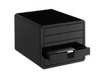 HAN Schubladenbox iBox schwarz 1551-13, DIN C4 mit 5 Schubladen