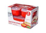 sistema® Mikrowellen-Set rot, 1 Set