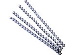 Exacompta Spirali 12 Mm Pvc 25 Pezzi Din A4 Bianco Per Un Massimo Di 90 Fogli