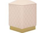 Mauro Ferretti Sgabello Sharon 35X35X38 Cm Oro Rosa