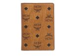 MCM Portemonnaies - Aren Visetos Card Case Mni Co, One Size - Gr. unisize - in Cognacbraun - für Damen