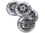 Set Di Ruote Trasparenti Inpoliuretano80X24 + Cuscinetti ABEC7 Nils Extreme
