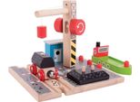 Bigjigs Rail Coal Dock Con Gru