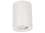 Faretto A Superficie Faretto A Superficie Skand 1 White GU10 Plafoniera Rotonda Bianca EDO777101 Edo