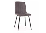 Sedia Imbottita Everly - Nero / Grigio Scuro