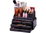 Uniq Organizzatore Per Gioielli E Trucchi In Acrilico Con 4 Cassetti - Sf 1155 - Nero
