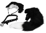 Orecchie Di Gatto E Coda Di Lupo Animale Cosplay Costume, Orecchie Di Gatto E Coda Di Volpe Finta Pelliccia Set, Cosplay Costume Finta Pelliccia Capelli, Finta Coda Di Volpe Orecchie Capelli Clip Collo Set, Halloween Anime Cosplay Costume, Halloween Cosplay Costume