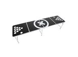Tavolo Da Beer Pong Regolabile In Altezza Bestlivings, 240X60X70Cm In Alluminio, Tavolo Pieghevole Salvaspazio, Gioco Da Festa Portatile Per Giardino O Festival