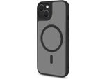 Celly Magmatt Custodia Per Cellulare 17 Cm (6.7") Cover Nero, Trasparente"