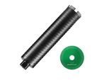 Punta Per Carotatura Diamantata Punta Per Carotatura, 63,5 Mm - Carotatrice Diamantata A Secco/Umido Per Mattoni E Blocchi - Carotatrice Per Calcestruzzo Con Guida E Lama - Profondità Di Foratura 241,3 Mm - Filettatura Interna 5/8 Di Pollice-11