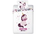 Faro Biancheria Da Letto Per Culla Unicorn Magic Cotone, 100/135, 40/60 Cm
