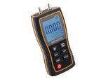 SW-512B Set Di Manometri Differenziali Digitali Di Alta Precisione Per La Misurazione Della Pressione Dell'aria Negli Impianti Di Riscaldamento E Ventilazione, Con Valigetta, Manuale D'uso E Lucidi