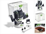 Festool Of 2200 Eb-Plus Fresatrice 2200 W / 80 Mm In Valigetta Systainer + Accessori ( 574349 )