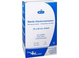 Compresse In Tessuto Non Tessuto Sterili 10X20 Cm 4 Pieghe 25X2 Pz