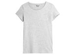 4F Elegante Maglietta Liscia Grigia Da Donna Regolare Comfort Taglia S