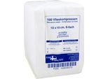 Compresse In Tessuto Non Tessuto Non Sterili 10X10 Cm A 6 Pieghe 100 Pz
