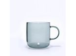 Tazza Singola In Vetro Da 350 Ml - Nero Trasparente