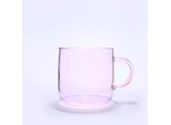 Tazza Singola In Vetro 350Ml - Rosa