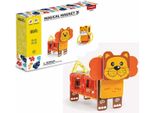 Set Di Costruzioni Magnetiche Happy Animal 60 Pezzi - Magnete Magico Ii