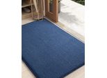 Zerbino Zerbino 80 X 120 Cm Antiscivolo E Assorbente Blu