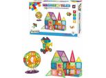Set Di Costruzioni Magnetiche 130 Pezzi - Piastrelle Magnetiche