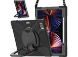 Custodia Per Ipad Pro 4/3 12,9" Con Supporto E Stilo Nero"