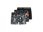 Jack & Jones Trunk Unterhosen Trunks 3 Pack Unterhosen Shorts JACSUGAR SKULL