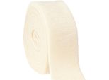 Nastro Di Feltro Bianco 7,5 Cm X 5 M - Decorazione E Artigianato In 100% Lana Di Pecora