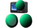 Set 2X ND2-32 + ND32-512 Filtro Grigio Regolabile Dji Osmo Action 3 4 5 Pro / SKU.2359