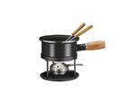 Mäser KäSefondue Set, Edelstahl 18/0 - Schwarz