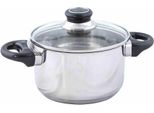 Karl KrüGer Denver 101016DE Casseruola In Acciaio Inox A Induzione Coperchio In Vetro