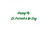 Festa Di San Patrizio Decorazione Ghirlanda Verde 2 M - Taglia Unica