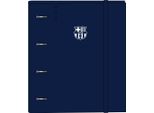 Raccoglitore Ad Anelli F.C. Barcellona Rosso Granata Blu Navy 27 X 32 X 4 Cm