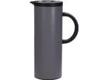 Tazza Termica A Doppia Parete Excellent Houseware, Acciaio Inox/Vetro, 11X30 Cm, 1000 Ml, Grigio