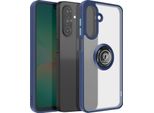 Avizar, Hulle Galaxy A26 Anello Magnetico Traslucido, Blu Scuro