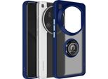 Avizar, Hulle Xiaomi 15 Ultra Anello Magnetico Traslucido, Blu Scuro