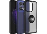 Avizar, Hulle Oppo Reno 13 Anello Magnetico Traslucido, Nero