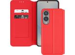Avizar, Custodia Galaxy S25 Edge Flap Card Holder Video, Rosso