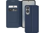 Avizar, Custodia Galaxy S25 Edge Con Sportello Portacarte Video, Blu Scuro