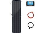 Kit Di Pannelli Solari Flessibili, Potenza Massima 100W, Efficienza 21%, Kit Solare 50W