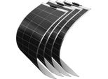 Pannello Solare Flessibile, Potenza 120W, Efficienza 24%, 4 Pannelli Solari
