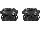 Luci Led A Testa Mobile, 9X10W Rgbw, 16-48 Canali Dmx, 2PCS 9X10W-A, Spina Ue