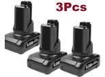 Batteria Ricaricabile Compatibile Bosch, Capacità Di 12V 6,0Ah, Potente Potenza Agli Ioni Di Litio, Batteria Da 3 Pezzi 6,0Ah