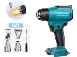 Soffiatore D'aria Calda A Batteria, Temperatura Massima 990°F, Design Ergonomico, Solo Pistola Ad Acqua