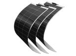 Pannello Solare Flessibile, Potenza 120W, Efficienza 24%, 3 Pannelli Solari