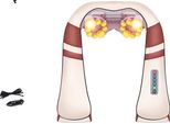 Massaggiatore Per Collo E Spalle Jinkairui, 6 Pulsanti Funzionali, Funzione Di Riscaldamento, 6 Pulsanti Rossi, Spina Ue