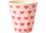 Tazza In Melamina Rice Sweet Hearts Stampa Motivo Cuore 200 Ml