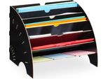 Organizzatore Da Tavolo Con Scomparti RD42748, Nero