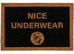 Zerbino Ootb Nice Underwear, Circa 60 X 40 Cm, Con Scheda Di Intestazione Da Appendere